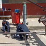 Alumnat del Certificat de Professionalitat de Fabricació i Muntatge d'Instal·lacions de Canonada Industrial a l'institut Pere Martell de Tarragona. | Foto: Institut Pere Martell.