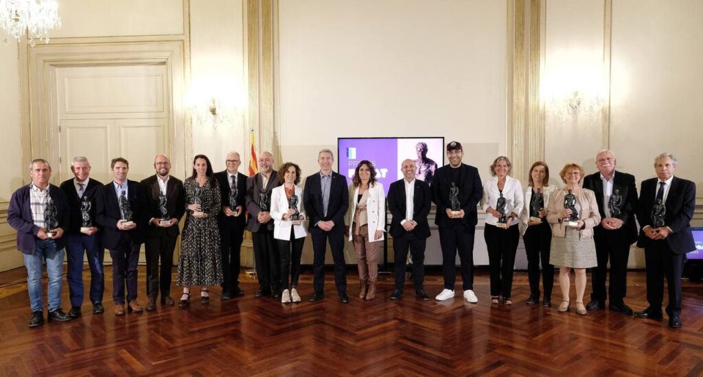 Els IV Premis FPCAT van reconèixer 14 centres, empreses, entitats i usuaris del sistema. | Foto: Generalitat de Catalunya.