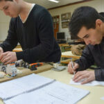 electrònica, en plena classe. | Foto: Institut Premià de Mar