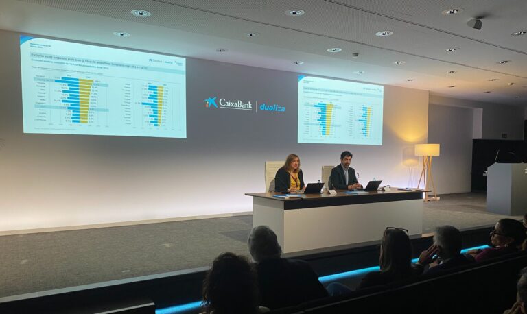 Els nouvinguts són el col·lectiu amb un major risc d'abandonament a Grau Mitjà: 16,1 punts més que la mitjana. | Foto: CaixaBank Dualiza.