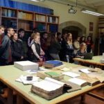 Alumant del Cicle de Gestió Administrativa visitant l'Arxiu Comarcal de la Conca de Barberà. El curs passat, aquest cicle va registrar més de 1.100 vacants a tot Catalunya. | Foto: Institut Martí l'Humà de Montblanc.