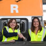 Les conselleres Paneque i Niubó, en l'acte de signatura de l'acord. | Foto: Generalitat de Catalunya.