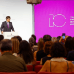 El president de la Generalitat, Salvador Illa, a l'acte de commemoració celebrat aquest dimecres. | Foto: Govern.